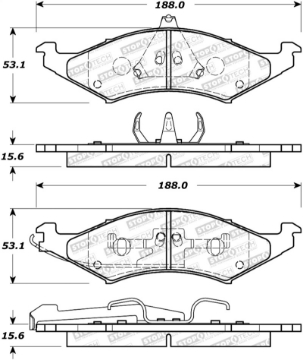 Picture of StopTech Street Brake Pads