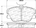 Picture of StopTech Street Brake Pads