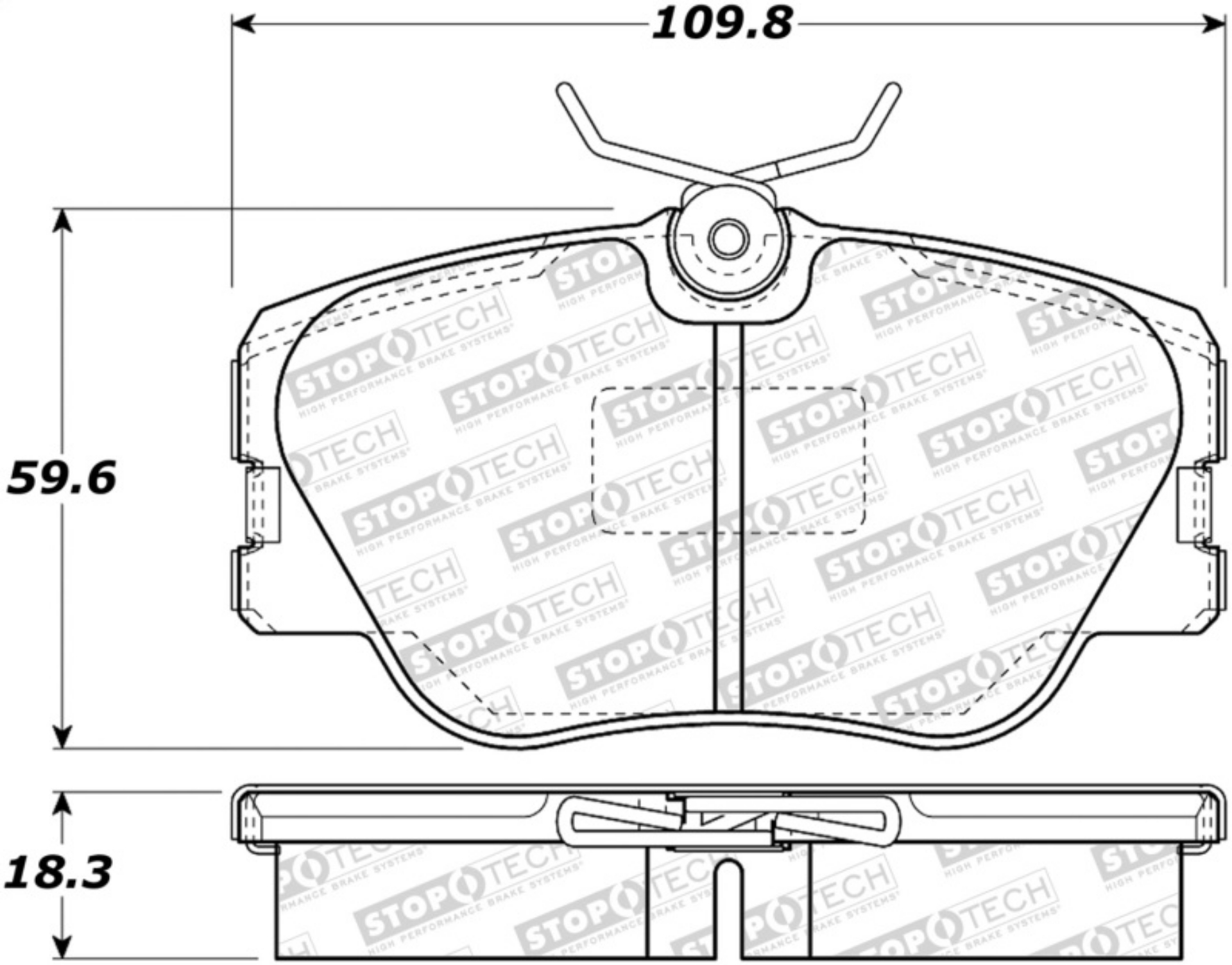 Picture of StopTech Street Brake Pads