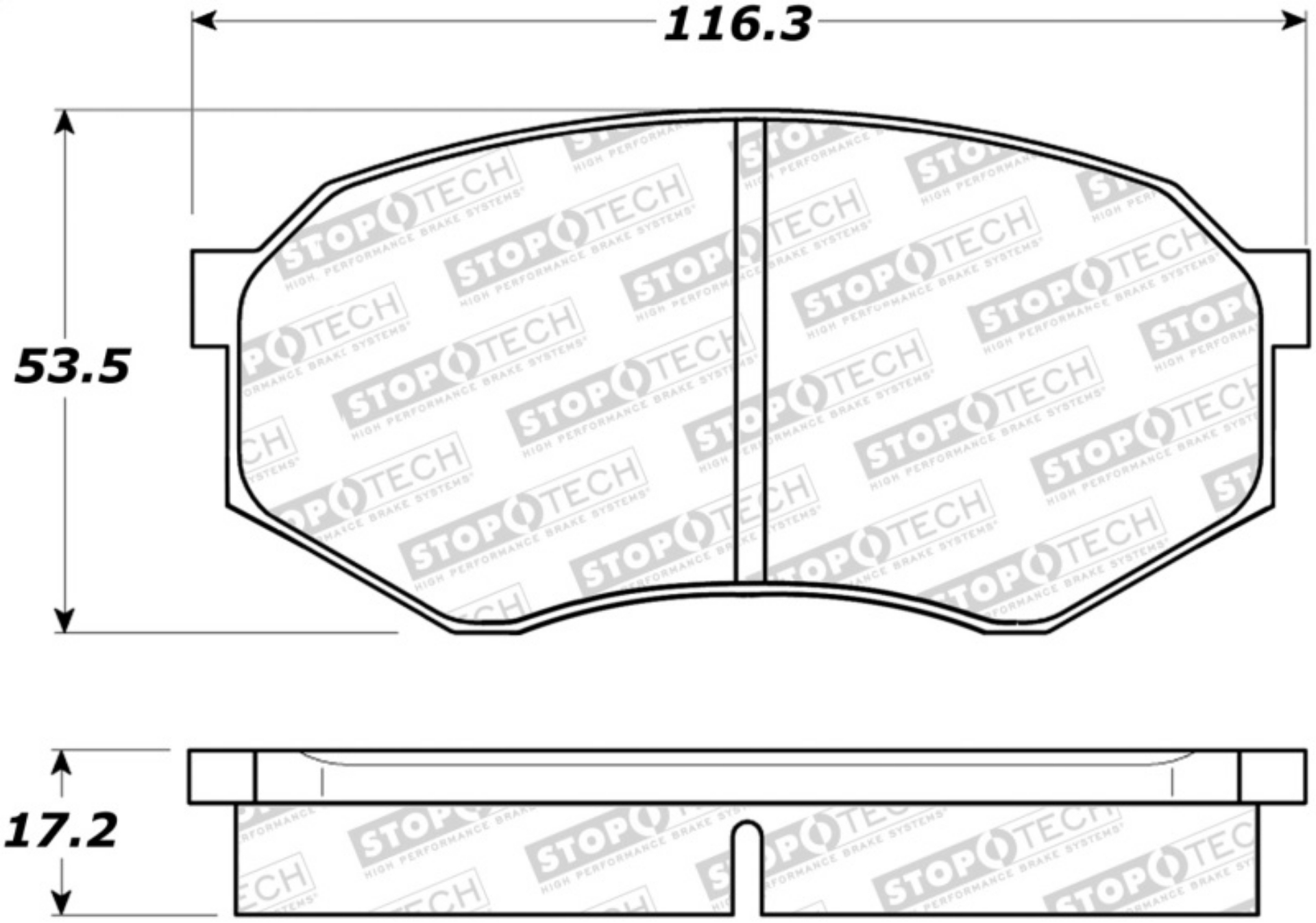 Picture of StopTech Street Brake Pads