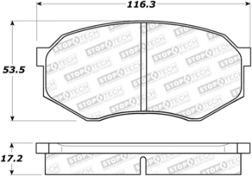 Picture of StopTech Street Brake Pads