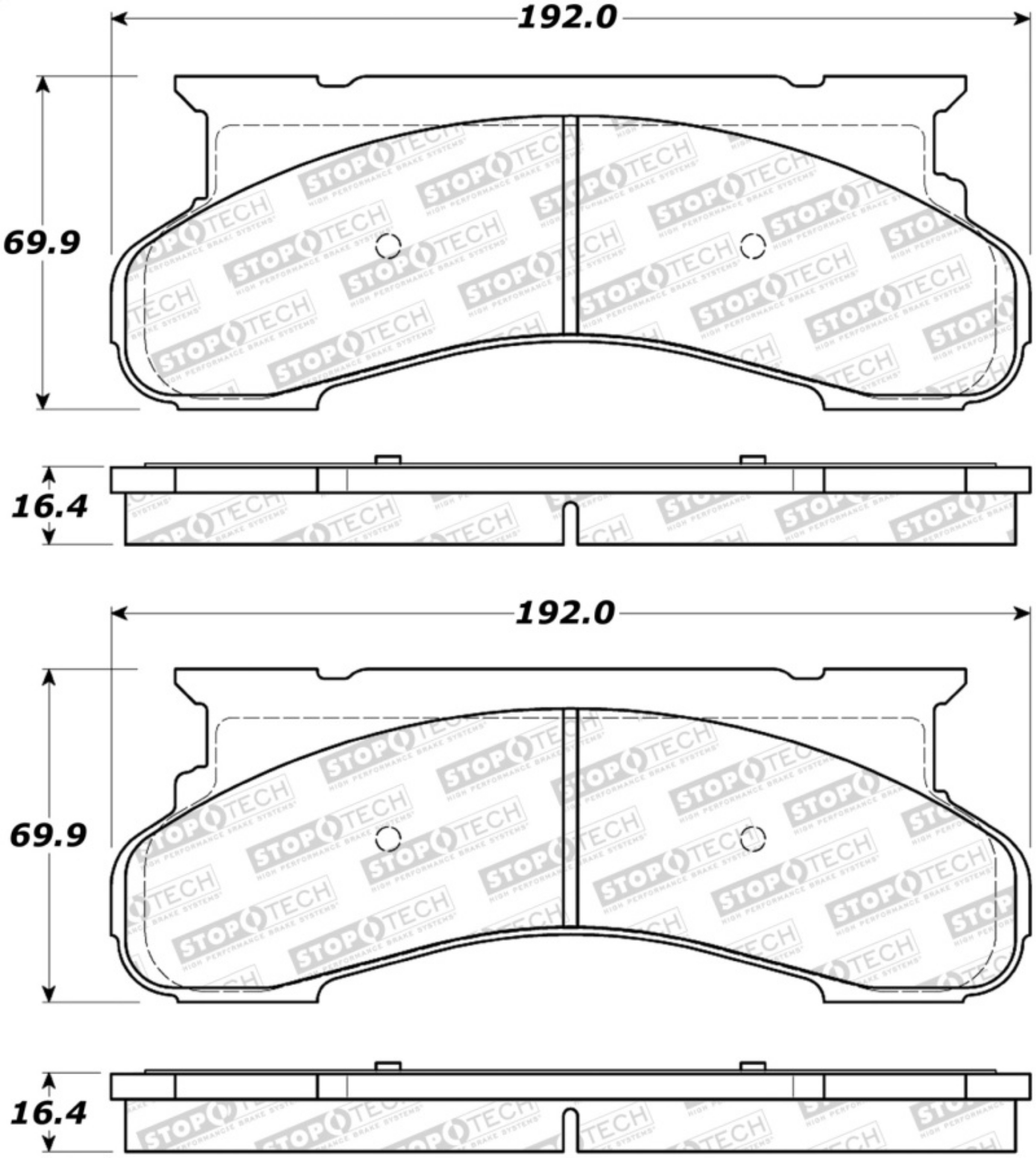 Picture of StopTech Street Brake Pads