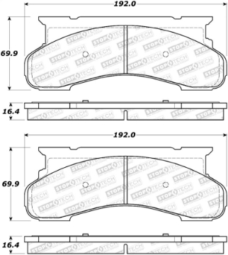 Picture of StopTech Street Brake Pads