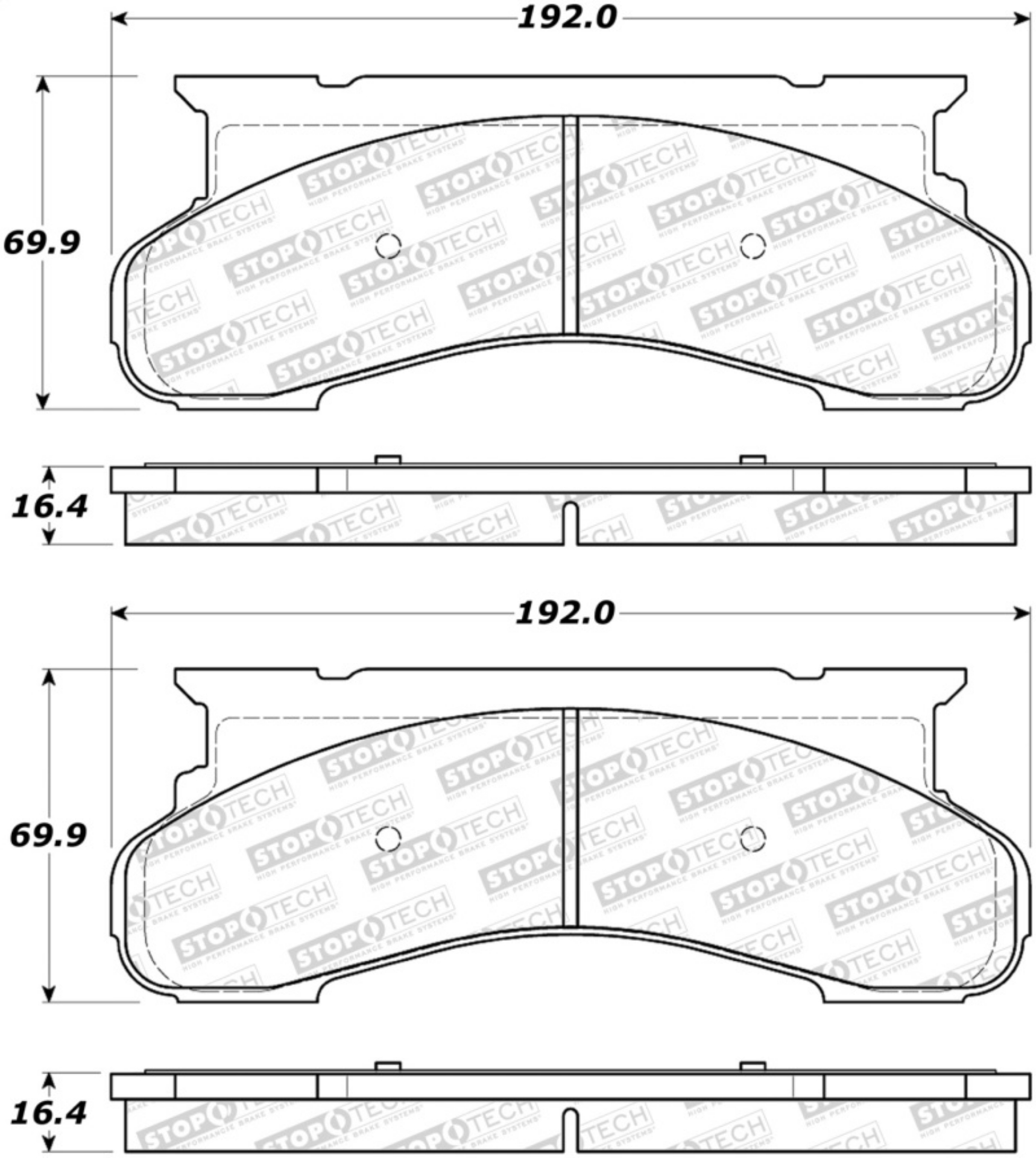 Picture of StopTech Street Brake Pads