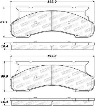 Picture of StopTech Street Brake Pads