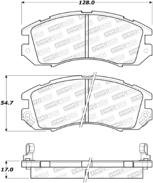 Picture of StopTech Street Brake Pads