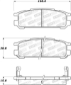 Picture of StopTech Street Brake Pads