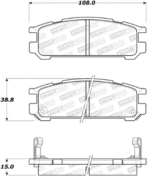Picture of StopTech Street Brake Pads