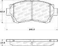 Picture of StopTech Street Brake Pads
