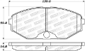Picture of StopTech Street Brake Pads