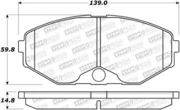 Picture of StopTech Street Brake Pads
