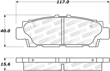 Picture of StopTech Street Brake Pads
