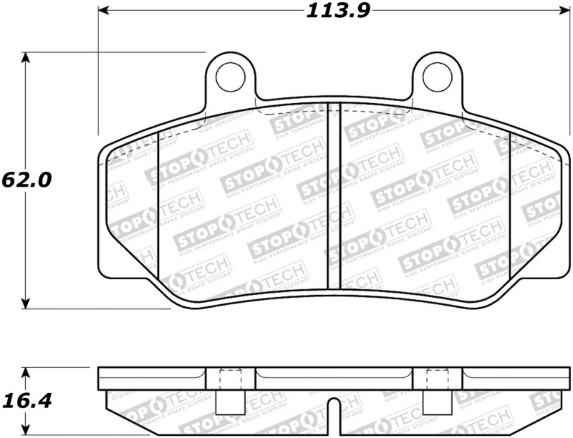 Picture of StopTech Street Brake Pads