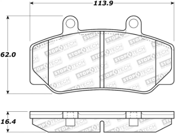Picture of StopTech Street Brake Pads