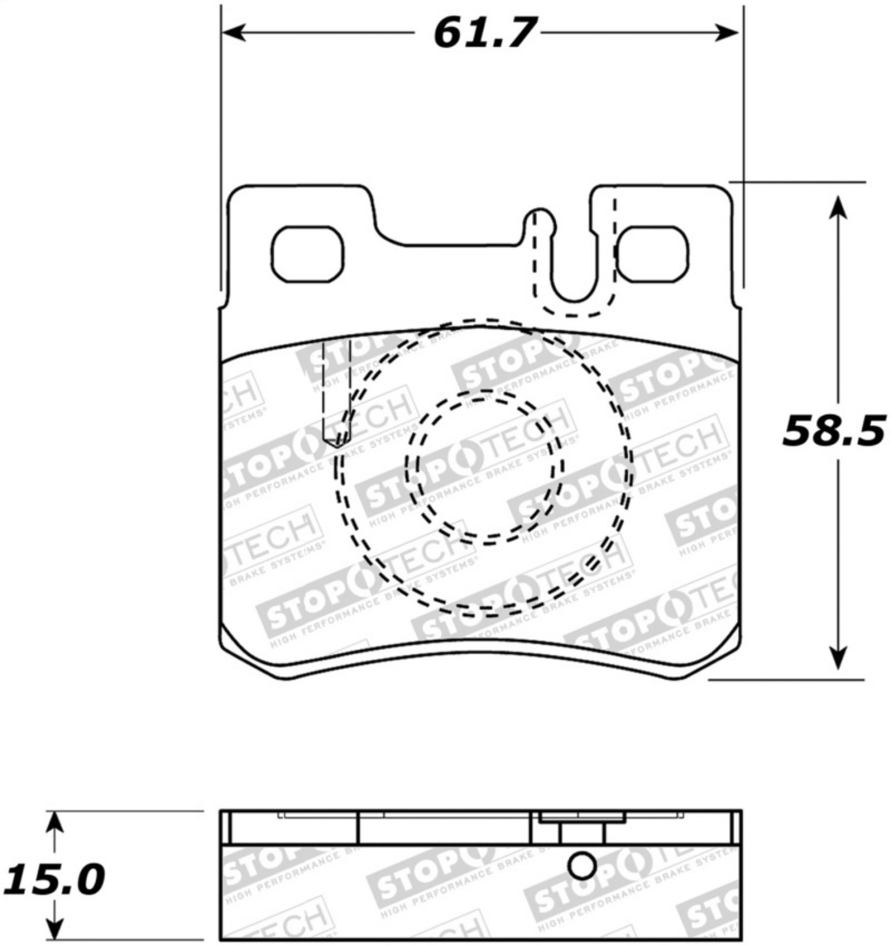 Picture of StopTech Street Brake Pads