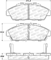 Picture of StopTech Street Brake Pads