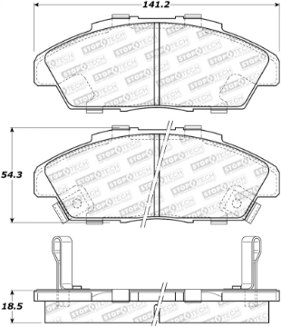 Picture of StopTech Street Brake Pads