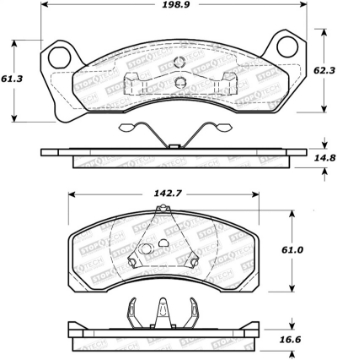 Picture of StopTech Street Brake Pads