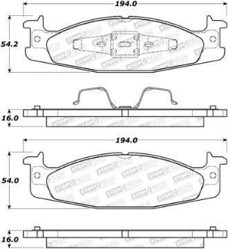 Picture of StopTech Street Brake Pads