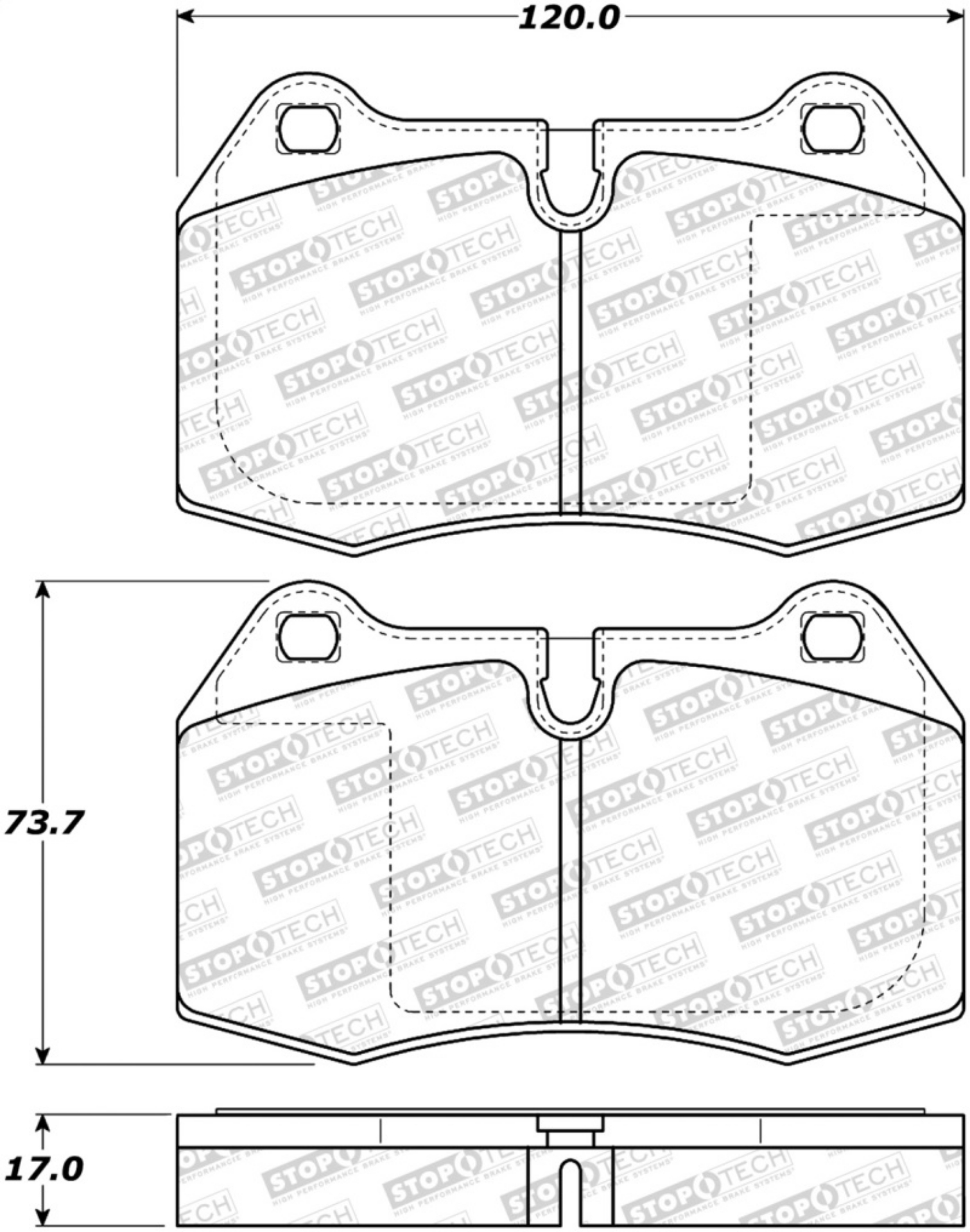 Picture of StopTech Street Brake Pads