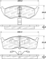 Picture of StopTech Street Brake Pads