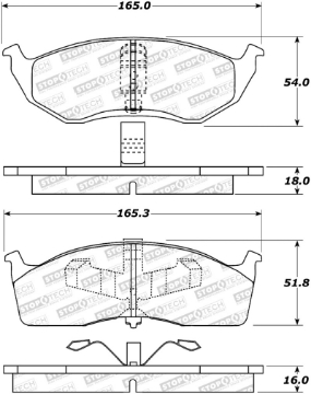 Picture of StopTech Street Brake Pads