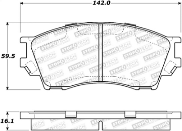 Picture of StopTech Street Brake Pads