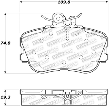 Picture of StopTech Street Brake Pads