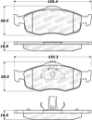 Picture of StopTech Street Brake Pads