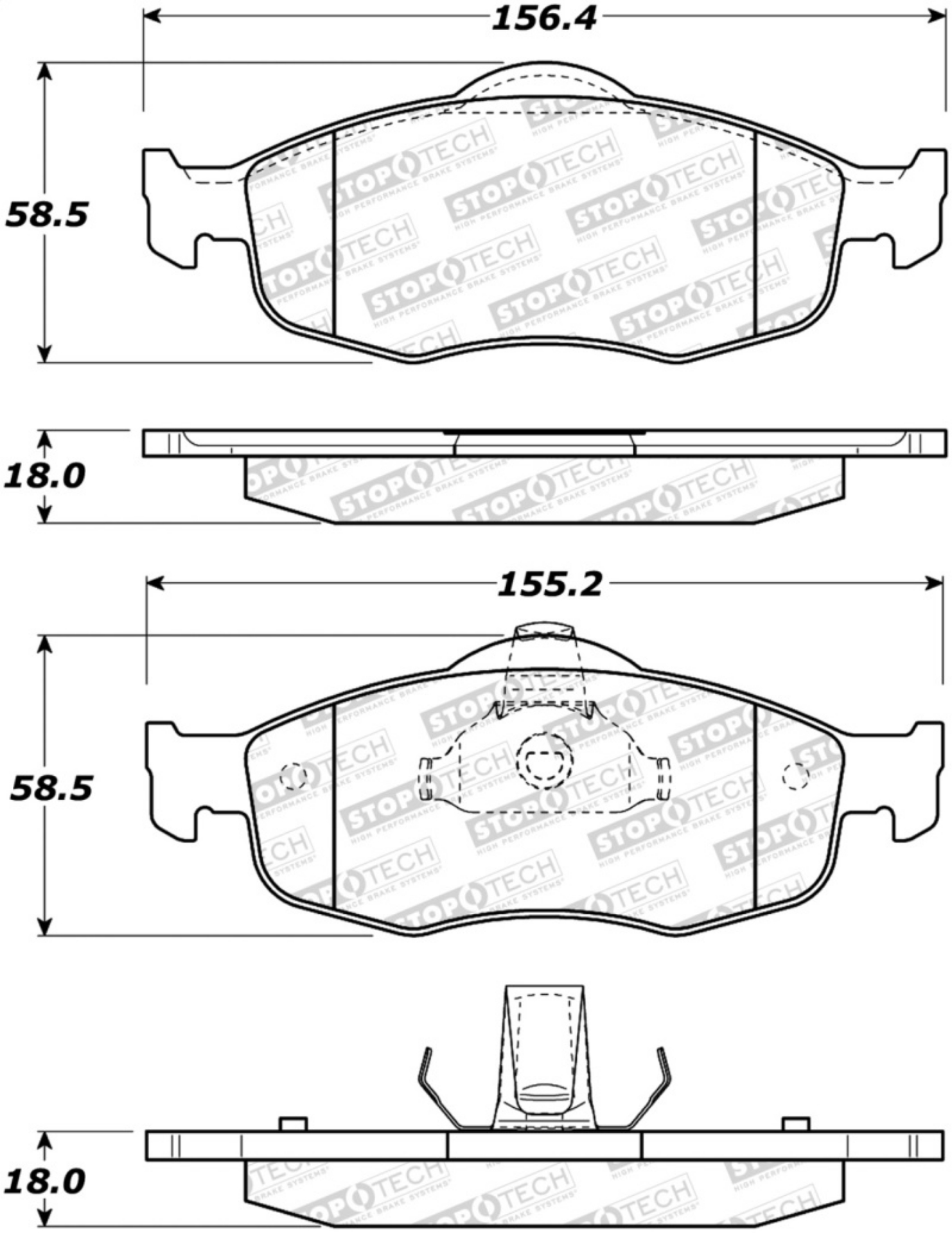 Picture of StopTech Street Brake Pads