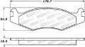 Picture of StopTech Street Brake Pads