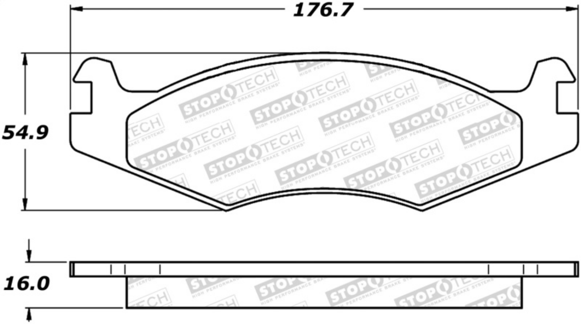 Picture of StopTech Street Brake Pads