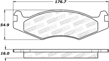 Picture of StopTech Street Brake Pads