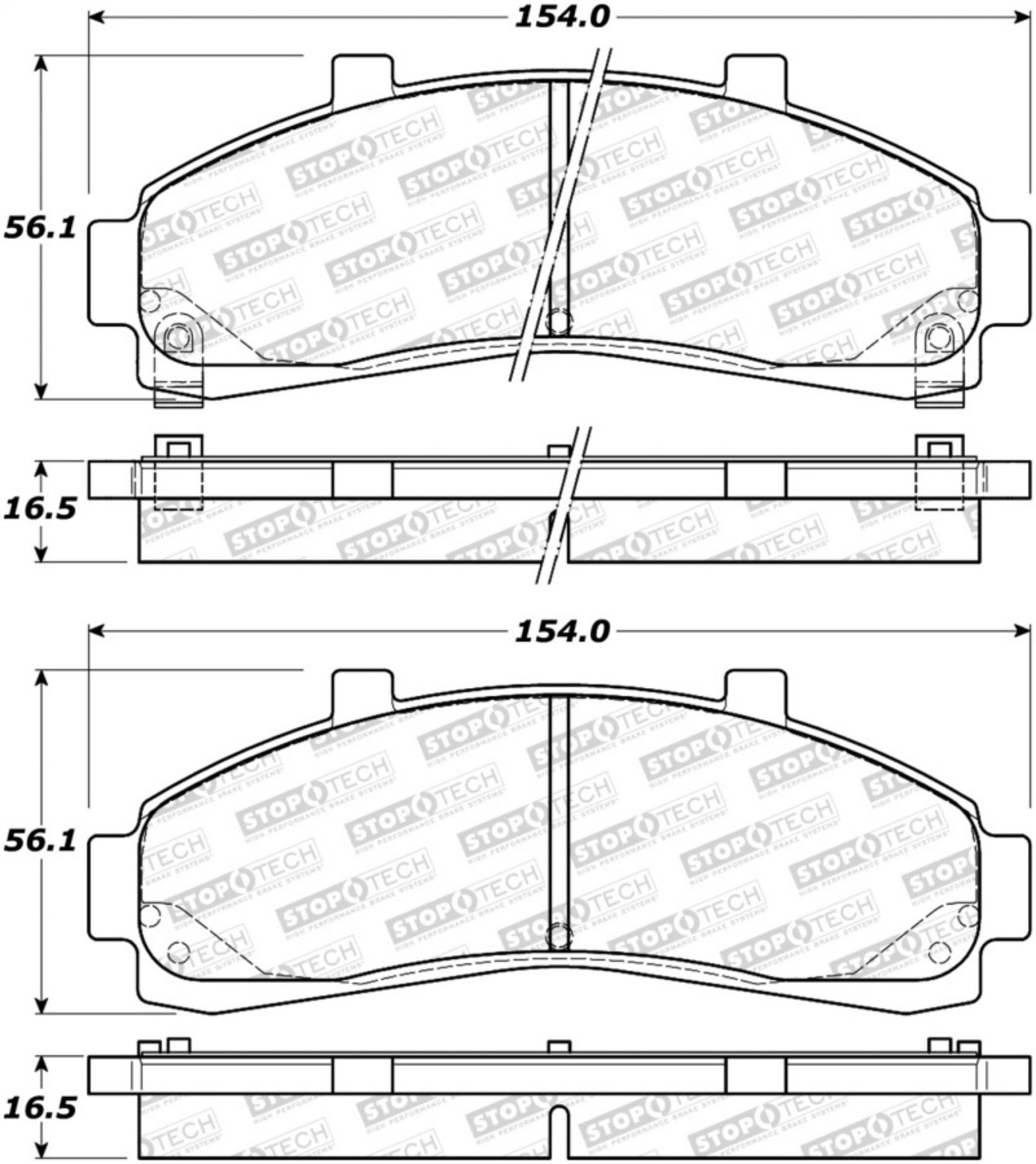 Picture of StopTech Street Brake Pads