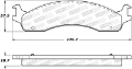 Picture of StopTech Street Brake Pads