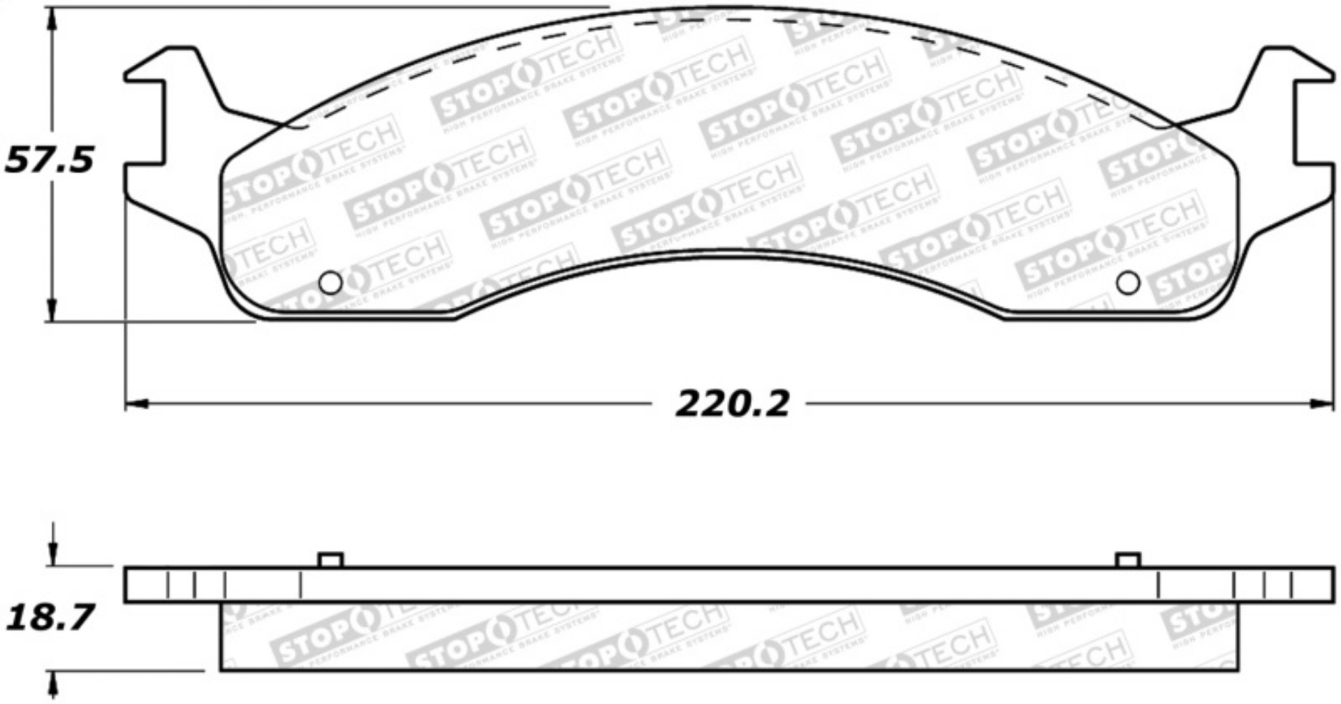Picture of StopTech Street Brake Pads