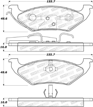 Picture of StopTech Street Brake Pads