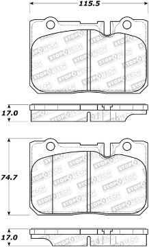 Picture of StopTech Street Brake Pads