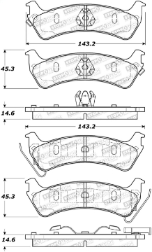 Picture of StopTech Street Brake Pads