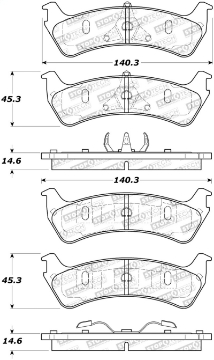 Picture of StopTech Street Brake Pads