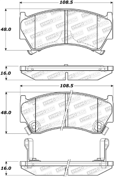 Picture of StopTech Street Brake Pads