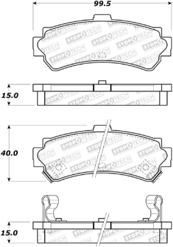 Picture of StopTech Street Brake Pads