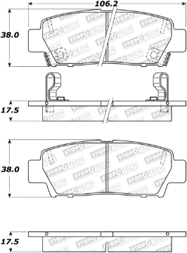 Picture of StopTech Street Brake Pads