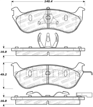 Picture of StopTech Street Brake Pads