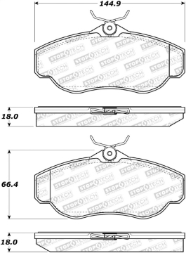 Picture of StopTech Street Brake Pads