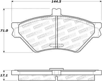 Picture of StopTech Street Brake Pads