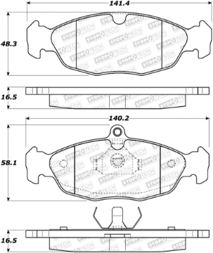 Picture of StopTech Street Brake Pads