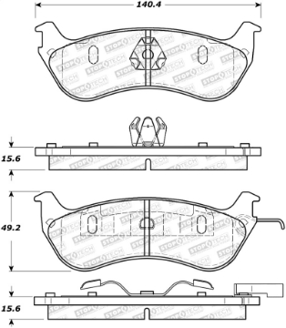 Picture of StopTech Street Brake Pads