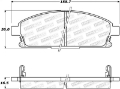 Picture of StopTech Street Brake Pads