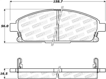 Picture of StopTech Street Brake Pads